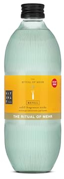 RITUALS Reed Diffuser 1x Nachfüllpack The Ritual of Mehr - Zweifach nachfüllbar – Duftstäbchen mit Süßer Orange und Zedernholz – Energiespendender Raumduft - 1x 500ml