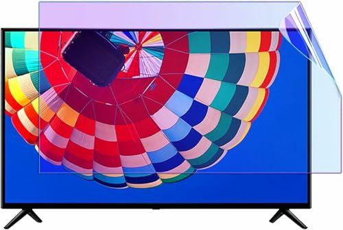GZYHDC Anti-LumièRe Bleue 32 Pouces Protecteur éCran De TéLéVision, Filtre De Moniteur TV Film Anti-Rayures Anti-Myopie Soulager La Fatigue Oculaire, pour LCD LED OLED et QLED 4K HDTV,32in(698×392mm)
