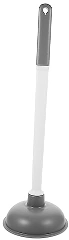 Happyyami Sturalavandino per Bagno Manico e Ventosa in Gomma Resistente, Utensile la Pulizia di WC e Lavabo Cucina