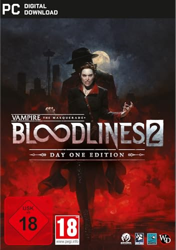 Vampire: The Masquerade Bloodlines 2 Day One Edition (Code in a Box) (PC) (64-Bit)