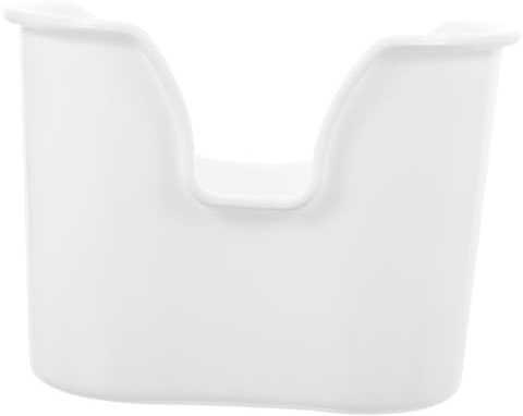 BIUDECO Bassin de Lavage D'oreilles Léger et Portable, pour Enlever Bouchon D'oreille, Plastique Blanc, Anti-éclaboussures | Compatible Dispositif et Système de Lavage, Léger, Limite les Éclaboussures Arrière