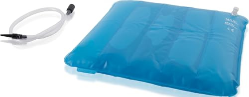 Cuscino Antidecubito ad Acqua, 45x50 cm, PVC Elettrosaldato, Portata 90 kg (Senza Foro Centrale)