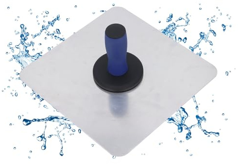 Drywall Hawk Plaster Tools Aluminium Plastering Hawk Building Tray Handled Aluminium Plaster Board Holder for Cement Mortar Drywall Plastering 30 X 30cm