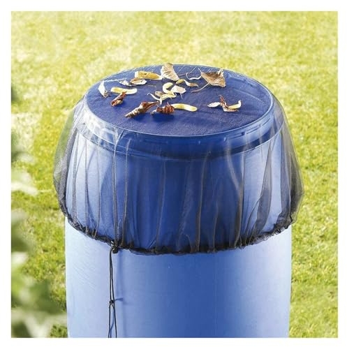 1 Pieza - 60 cm de Malla de Cubierta for barriles de Lluvia, baldes de recolección de Agua, Tapa Protectora for Tanque de Agua, Herramienta for recolectar Lluvia