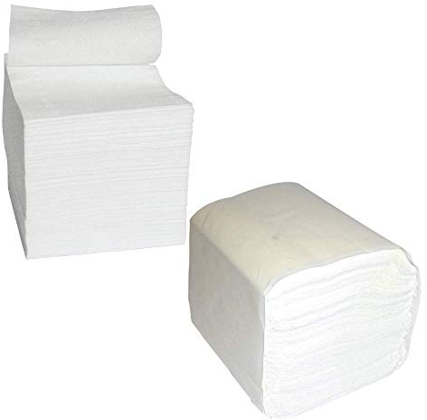 ASTOR Lot de 1000 feuilles 11 x 22 cm papier hygiénique 2 voiles gaufré intercalé pour distributeur