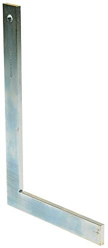 JeCo Profi Schlosserwinkel - Flachwinkel - Schenkellänge 750x375mm - Aus Stahl, verzinkt - Für Anreiß- und Richtarbeiten