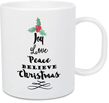 artboxONE Großer Kinderbecher Joy Christmas Tree von Psychae - Weihnachten