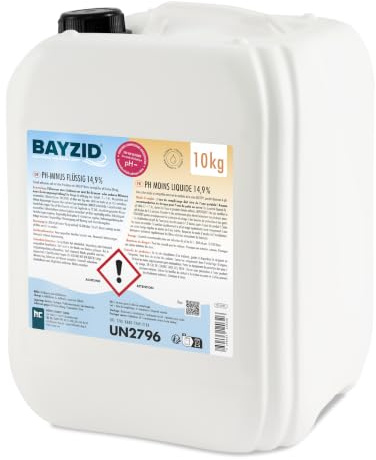 1 x 10 kg BAYZID pH Senker Minus 14,9% von Höfer Chemie für Pool & Schwimmbad zur Senkung des pH Werts