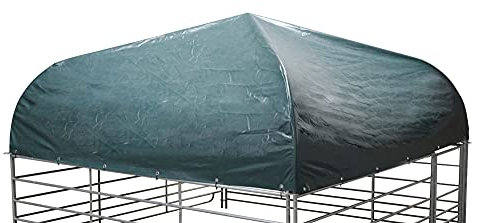Überdachung f. Schafpanele,Set mit Gestänge+Plane, 2,75x2,75m