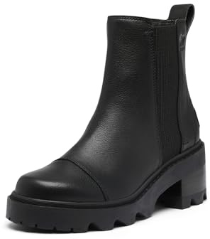 SOREL Women's Joan Now Chelsea Boot - Black, Black - 5