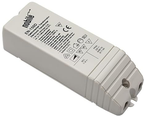 Elektronischer Transformator 50–150W 12V/230V Nobile EN-150 D dimmbar Vorschaltgerät für Niedervolt-Anwendungen