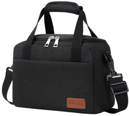 Riley Joy Borsa Termica per Pasto Portatile 8,5 L, Borsa da Picnic Impermeabile Isolata con Tracolla Regolabile e Borsa Termica Pieghevole per Bambini Adulti