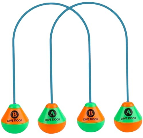 COSORO 2 pièces Jouets de Piscine Enfant,Jouets de Plongée Portes Couler,Jeu Piscine Enfant Extérieur L'été,pour Divertissements Entrainement sous - Marin Plongée Natation Garçon Fille 7-12 Ans
