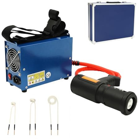 Riscaldatore a induzione magnetico da 1500 W 750 ℃ riscaldamento a induzione per auto, riscaldamento a induzione magnetico con 4 bobine di riscaldamento