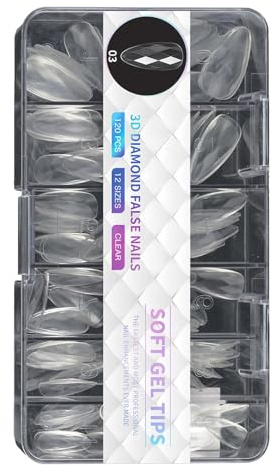 Set di unghie a mandorla - Unghie a mandorla a pressione, set di unghie finte lunghe | Kit per unghie artificiali riutilizzabili di qualità da salone, punte in gel acrilico dall'aspetto naturale per m