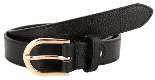 MIRROSI Ledergürtel Damen Herren Gürtel, Made in Italy, 3cm breit