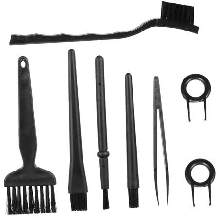 DIYEAH Spazzola Antistatica Kit di Pulizia per Tastiera Manico Portatile per Pulire Dettagli del Computer e Spazi Sottili di Display e Apparecchiature