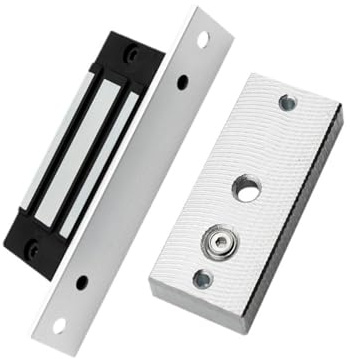60kg Serrure Magnétique Électromagnétique DC 12V – YAVIS Serrure Électrique Étanche pour Contrôle d’Accès Résidentiel, Digicode Porte, Lecteur Badge/RFID, Portes Bois/Métal/Verre, Electro Aimant Porte
