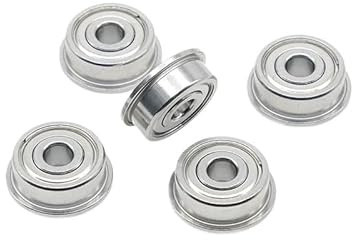 10 pezzi di cuscinetti flangiati F693ZZ - cuscinetti a sfere flangiati in miniatura ABEC-7 da 3×8×4 mm con schermi metallici(MF148ZZ 8x14x4)