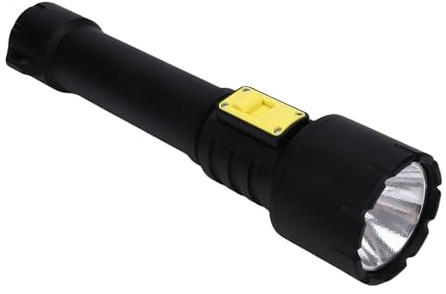POENVFPO Tauchtaschenlampe, Wasserdichte LED-Taschenlampe mit Hoher Helligkeit, Magnetschalter und Digitalanzeige, Zum Tauchen, Schnorcheln, Höhlenerkundung Unter Wasser