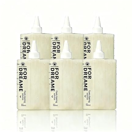 Compatible avec les aspirateurs secs et humides Dreame H15/H14/H13 Pro, 500 ml x6, recharge liquide de nettoyant for sol désodorisant for animaux compagnie, parfum floral fruité, formule moussante