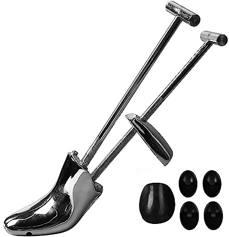 Bibulkoye Ensanchador de zapatos profesional de aleación de aluminio, expansor de zapatos, hormas para varios zapatos