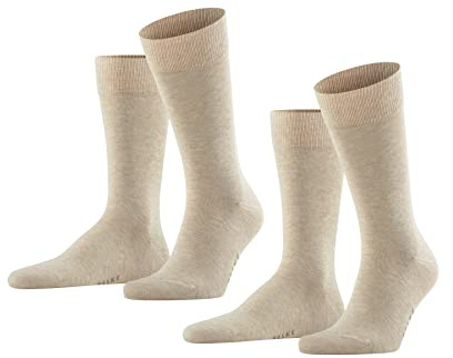 FALKE herr Happy 2-Pack Strumpor bomull andningsaktiv