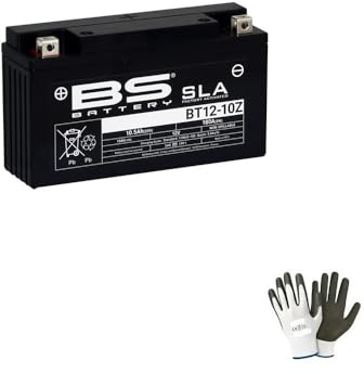 KOMPATIBEL MIT ZONTES URBAN 125 2021 a 2022 BS BT12-10Z SLA VERSIEGELTE Batterie, BEREIT ZUM EINBAU BEREIT 12V/10AH BATTERIEN FÜR Motorrad-Roller SPEZIFIKATION 194X59X112MM