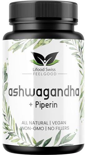 Veganes Ashwagandha – 240 Kapseln mit Premium-Qualität, hochdosiert & laborgeprüft, für eine 240-Tage-Anwendung