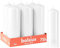 Bolsius - Velas lisas – Blanco – 6 unidades – 20 x 7 cm – Velas decorativas para el hogar – Tiempo de combustión 75 horas – Sin perfume – Contiene cera vegetal natural – Sin aceite de palma