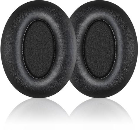 Replacement Ear Pads for Sony WH-1000XM3 (WH1000XM3) Over-Ear Headphones, Ear Cushions, Headset Earpads, Ear Cups Cover with Soft Protein Leather-Black