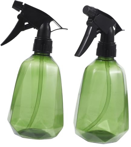 2 Stück Pflanzensprüher aus PP, 500ml Grün | Topfpflanzen und Hängepflanzen, Nachfüllbar, Auslaufsicher, Leicht, für Zuhause und Büro