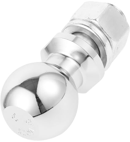 Bola de Enganche para Remolque de Hierro Plata, 2 Pulgadas