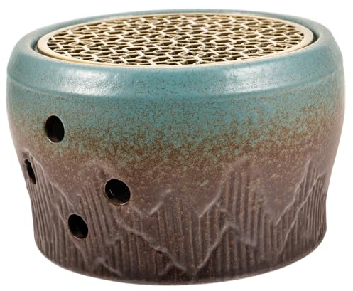 Calentador de Té de Cerámica Vela, Base para Tetera