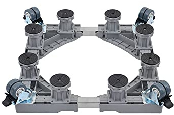 Carrito de nevera móvil ajustable con ruedas (4770 cm) perfecto para mover electrodomésticos pesados y base de muebles para un fácil transporte y almacenamiento.