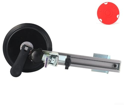 Support de niveau à ventouse réglable avec niveau à bulle, support mural en alliage d'aluminium et adaptateur de 0,6 cm à 1,5 cm pour niveau laser et outils de mesure (B)