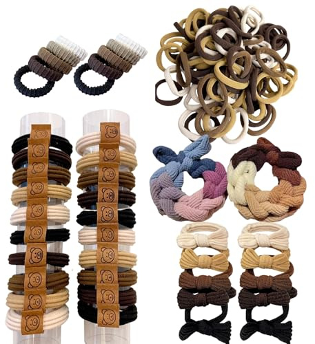 ZEBKEL 137 Pcs lazos pelo bebe, set de regalo accesorios para el cabello Baby Little Girls pinzas para el cabello arcos lazos niños pequeños Barrettes horquillas conjunto adornos de cabeza