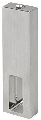 GedoTec CREMAGLIERE DELL'INDUMENTO schrankstange 1000 mm angolare - modello Nano TUBO ARMADIO ACCIAIO INOX INOSSIDABILE MOBILI 25 x 10 möbelstange per guardaroba Qualità di marca il tuo zona living