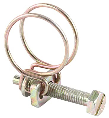 10 Stücke Doppel Draht Schlauchschellen (25mm（21-25）) Rohr Clips für Sanitär Anwendungen