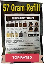 Hair Building Fibers Dark Brown 57 Grams (2 oz) Minute Hair Refill Hair Loss Concealer That You Can Use for Your Bottles From Competitors Like Toppik, Xfusion (Dark Brown)