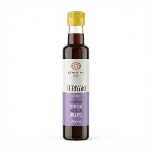 Umami Teriyaki Sauce 250ml - Dickflüssige Japanische Glasur für Hähnchen, Lachs und Fleisch - Ohne Konservierungsstoffe - Authentischer Geschmack