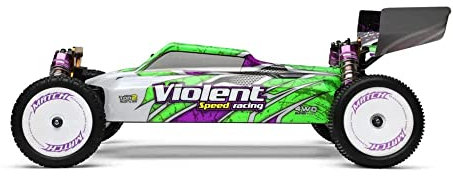 WLtoys 104002 RC Car 2.4G Four-Wheel Drive Off-Road Racing 3650 Brushless 60KM/H Metal Chassis Electric High-Speed Drift Remote Control Car 104002 2B 3600mAh