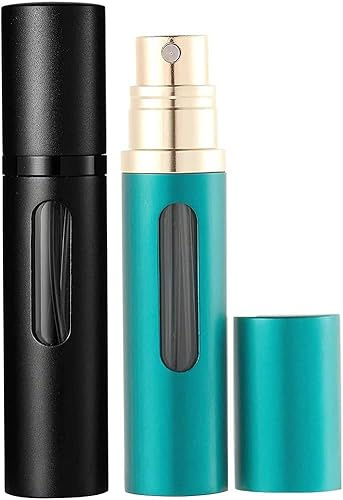 OSALALA Parfümzerstäuber Nachfüllbare Parfüm Flaschen Portable Zerstäuber Mini Sprühflasche Taschenzerstäuber mit Fenster für Unterwegs 8ml
