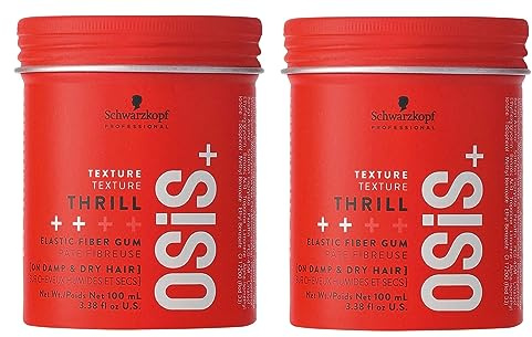 2er Schwarzkopf Professional Osis + Thrill Fiber Gum 100 ml