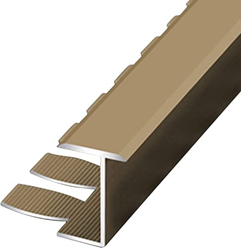 Entrance Ramp Walkers Floor Transition Strip,Transition Strip Floor Edge Trim Strip/Space Transition Strips,2.7m Long Aluminum Alloy Tile Cover Strip,for Vinyl Flooring/Front Door entryw