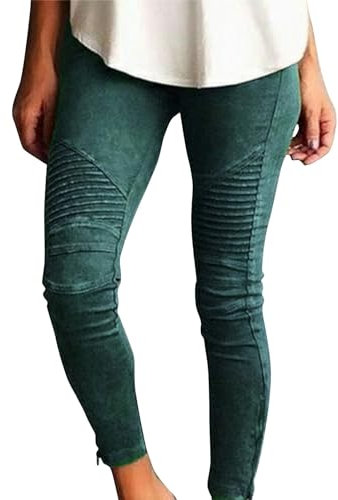 KONG JIMFAN Strumpfhosen Winter Wollstrumpfhosen Damen Winter Schianzug Damen Leggins Sport Arbeitshose Damen Leggins Pink Damen Funktionswäsche Transparente Thermo Strumpfhose Damen(Grün,3XL)