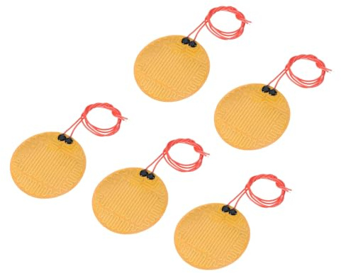 sourcing map Heizfolie Heizplatte, 12V 13W Polyimid Heizmatte, selbstklebende PI Heizelemente Folie 70mm Heizstreifen für konstante Temperatur, Packung mit 5 Stück