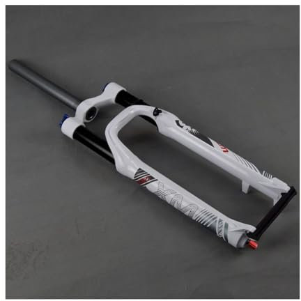 Mountainbike Federgabel 26 27.5 29 Zoll DH AM Mountain Front Gabel Fahrrad Luftfedergabel Gabeln Gerader 1-1/8 Federweg 120mm Schnellspanner 9*100 Zugstufeneinstellung ( Color : White black , Size : 2