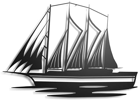 keluly Barca a vela Scultura in metallo. Navi di linea, Bajel, Nave marittima, Nave, Ornamento da parete, Elemento decorativo, Poster, Souvenir, Poster, Decorazione, Regalo del mare, la navigazione,