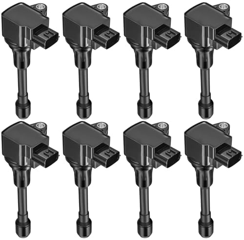 BDFHYK Ignition Coil Packs Compatible with INFINITI 2014-2021 QX80, 2011-2013 QX56, Compatible with Nissan 2017-2020 Armada V8 5.6L Coil for UF677 5C1893 GN10863 C759 IGC0083 Set of 8